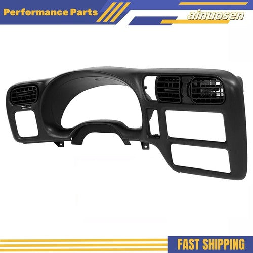 Solid Spare Black Dash Trim Bezel Fit For 1998-2004 Blazer Jimmy Sonoma S10 Bravada New