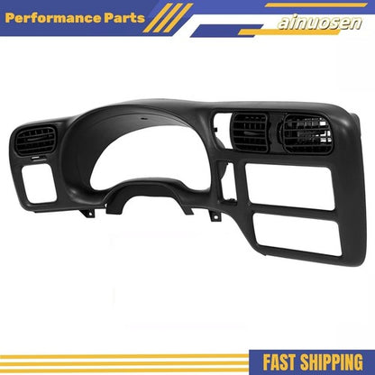 Solid Spare Black Dash Trim Bezel Fit For 1998-2004 Blazer Jimmy Sonoma S10 Bravada New