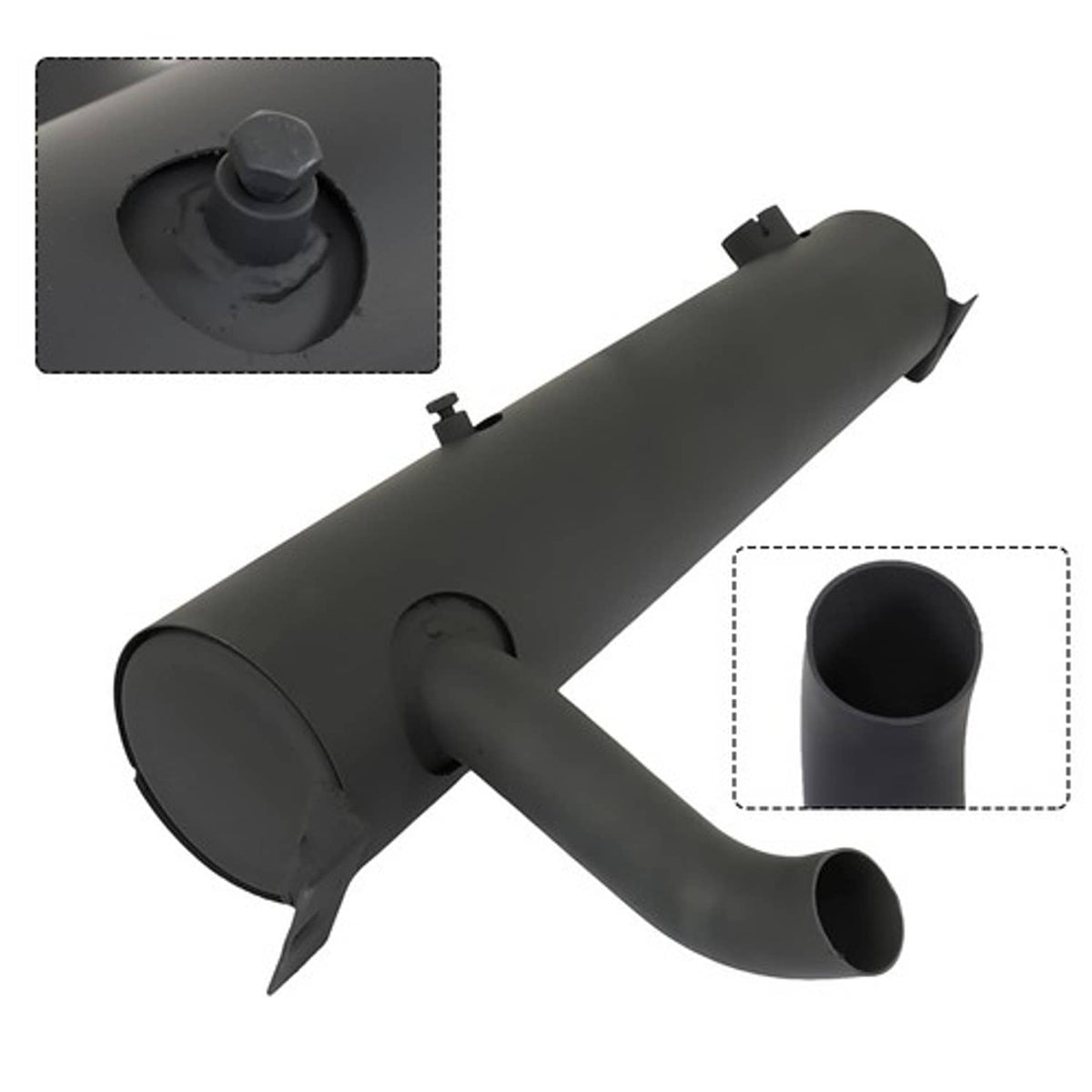 Solid Spare New Muffler 7100840 Fits For Bobcat 751 753 763 773 S150 S160 S175 S185 T140