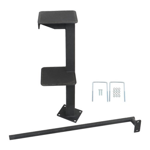 Solid Spare New Boat Step Dual Step Bass Boat Trailer Steps Universal Black High quality