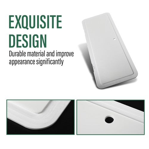 Solid Spare Universal Boat Repair Parts PE Ski Locker Door Cover Lid Hatch W/ Hinge Kits