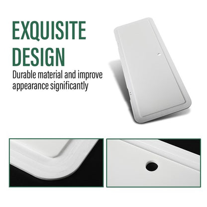 Solid Spare Universal Boat Repair Parts PE Ski Locker Door Cover Lid Hatch W/ Hinge Kits
