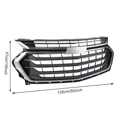 Front Bumper Grille Upper Grill Chrome For Chevy Chevrolet Traverse 2018-2021