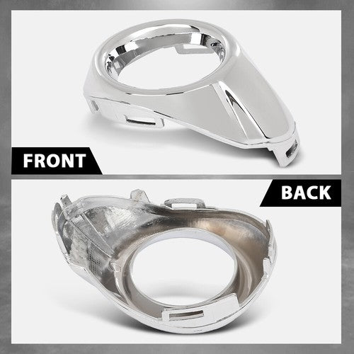 Solid Spare Front Bumper Fog Light Bezel Lamp Trim Right Side Fit For 2012-2014 Ford Focus