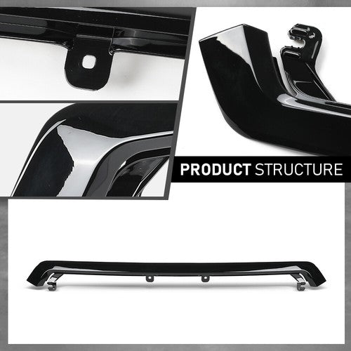 Solid Spare Fit For 2017-2018 Subaru Forester Hood Molding Trim Moulding Black SU1235102