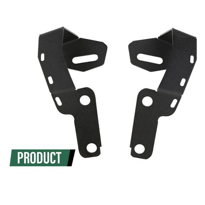 Solid Spare Fit For 07-21 Tundra/09-23 4Runner Hood Ditch Side LED Pod Lights Mount Brackets
