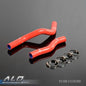 Solid Spare Red Silicone Radiator Hose Kit Fit For 2006-2011 Honda Civic FD1 R18 1.8L I-VTEC