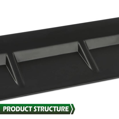Solid Spare New Fit For Ford F-150 F150 2015-2020 Black ABS Rear Tailgate Top Wing Spoiler