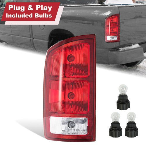 Solid Spare Driver Side Tail Light For 2002-2006 Dodge Ram 1500 2003-2006 Ram 2500 3500 LH