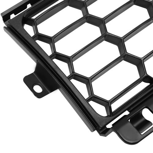 Solid Spare Front Lower Bumper Grille Grill For 2015 2016 2017 2018 Jeep Renegade