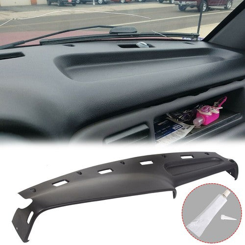Solid Spare For 94-97 Dodge Ram 1500 2500 Dash Cover Cap Molded Dashboard Overlay Black pad