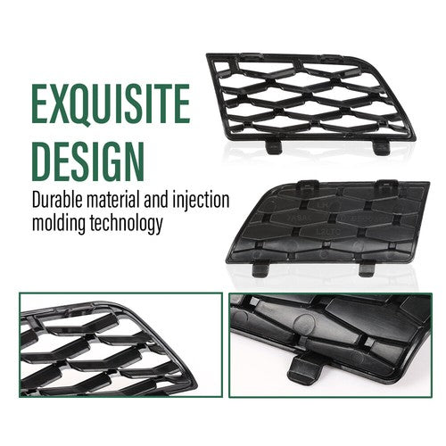 Solid Spare Front Bumper Air Inlet Grill Cover Left+Right Side Fit For 2006-2009 Range Rover