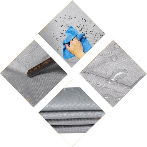 Solid Spare Waterproof 21-24ft Boat Cover Trailerable Pontoon Dust Resistant Gray