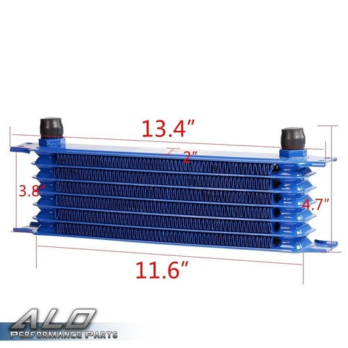 Solid Spare Fit For 2006-2012 BMW Mini Cooper S Turbo R56 7 Row AN10 Engine Oil Cooler Kit