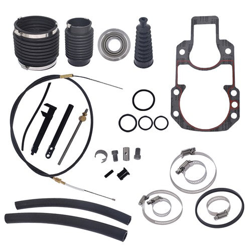 Solid Spare Transom Seal Bellows Kit With Lower Shift Cable for Mercruiser Alpha One SEI