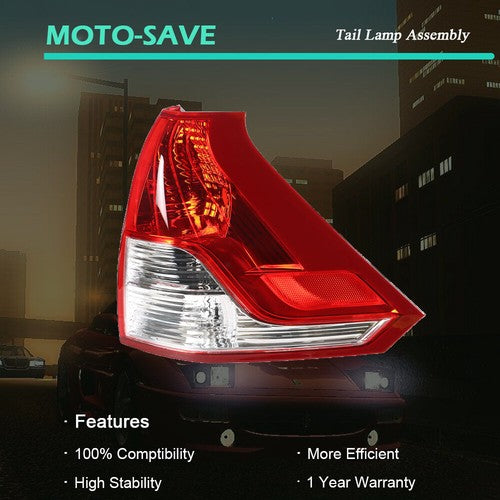 Solid Spare Fit For 2012-2014 Honda CR-V Red Right Passenger Side Taillight Brake Lamps New