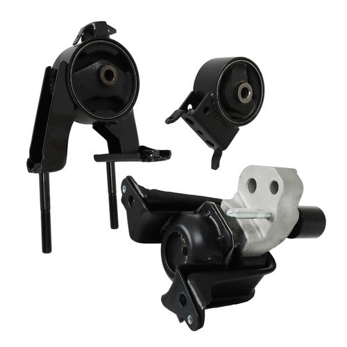Solid Spare A7228 For Toyota Scion 2004 2005 1.5L L5 New Engine Motor & Trans Mount Set