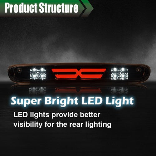 Solid Spare Fit For 07-14 Chevy Silverado/GMC Sierra LED Third Brake Light Cargo Lamp