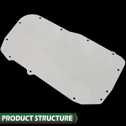Solid Spare Fit For 77-90 B-Body Caprice 4th Gen Aluminum A/C Heater Delete Panel Plate