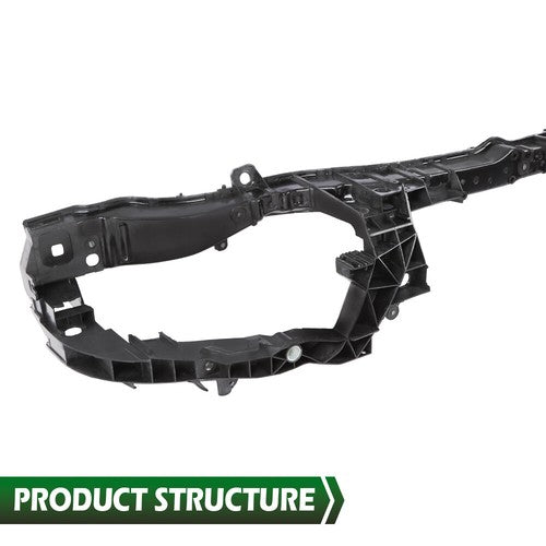 Solid Spare Radiator Support Upper Fit For 13-18 Ford C-MAX / 2013-2019 Escape Black