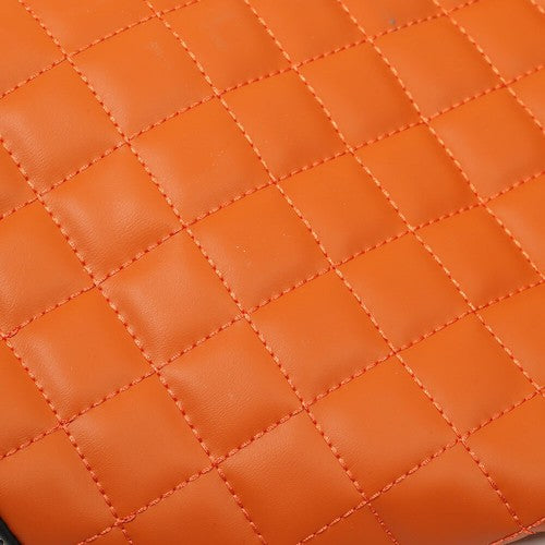Solid Spare For EZGO Freedom TXT Orange Front And Rear Seat Covers Golf Cart 2014-Up