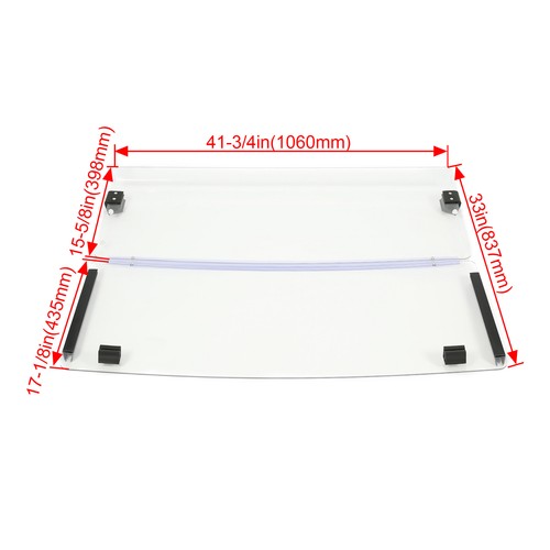 Solid Spare For EZGO Marathon Golf Cart Windshield Clear 1986-1994.5 Gas & Electric Model