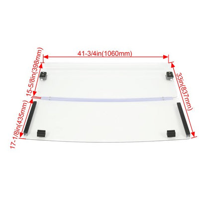 Solid Spare For EZGO Marathon Golf Cart Windshield Clear 1986-1994.5 Gas & Electric Model