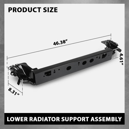 Solid Spare Radiator Support Assembly Lower Fit For 2010-2016 Cadillac SRX GM1225290