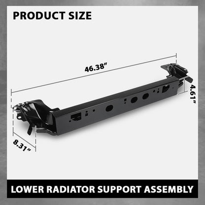 Solid Spare Radiator Support Assembly Lower Fit For 2010-2016 Cadillac SRX GM1225290