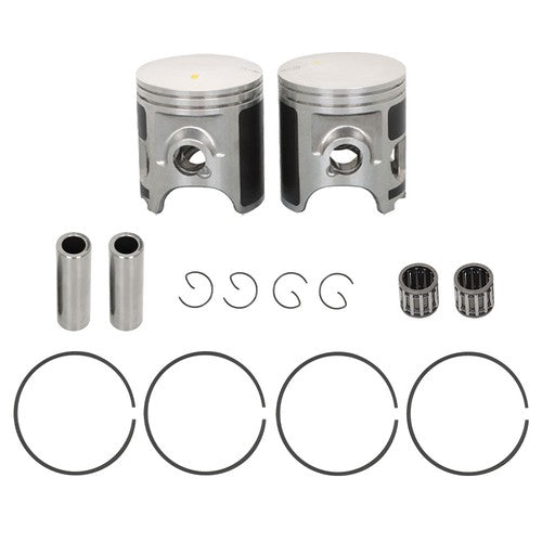 Solid Spare Cylinder Rebuild Kit Pistons Rings Pins For Yamaha Rd350 1973-1975 New