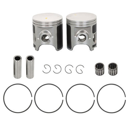 Solid Spare Cylinder Rebuild Kit Pistons Rings Pins For Yamaha Rd350 1973-1975 New