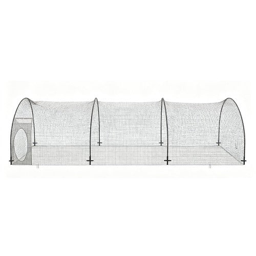 Solid Spare 22x12x8 FT Baseball and Softball Batting Cage Net and Frame Softball Hitting Net