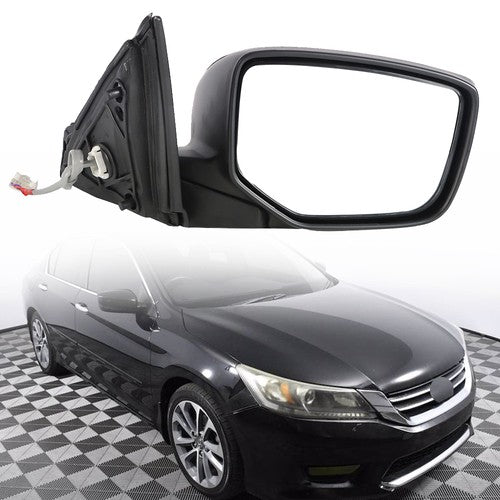 Solid Spare For Honda Accord 13-16 Front Passenger Right Side Mirror Without Signal Light