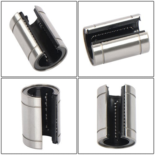 Solid Spare 4Pcs LM30UUOP Linear Ball Bearings Open Type 30mm × 45mm × 64mm Linear Bearing