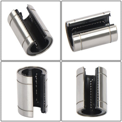 Solid Spare 4Pcs LM30UUOP Linear Ball Bearings Open Type 30mm × 45mm × 64mm Linear Bearing