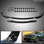 Solid Spare Fit For 2015-2020 Dodge Charger SRT V2 Style Front Bumper Lip Body Kit Black