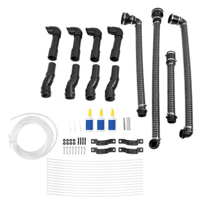 Solid Spare For Polaris 2016-2021 2020 General 1000 2/4 seater Snorkel Kit Plastic ABS+PVC