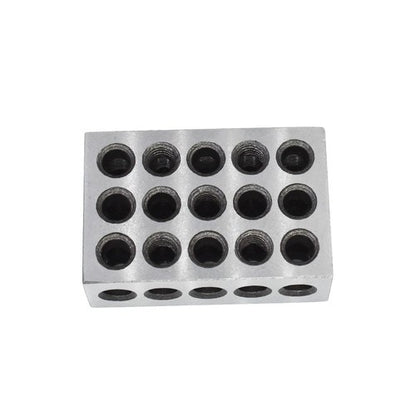 Solid Spare 5 MATCHED PAIRS PRECISION 1-2-3 BLOCKS 23 HOLES MACHINIST 123 .0002"