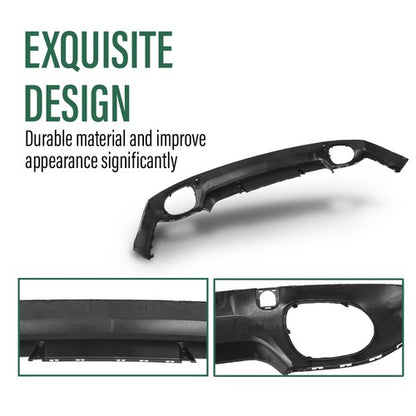 Solid Spare Fit For 2008 2009 2010 Porsche Cayenne 957 Rear Bumper Lower Valance Spoiler