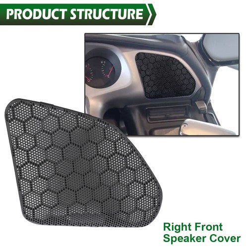 Solid Spare Fit For 2001-2005 Honda GL1800/A Goldwing Speaker Cover Front Right Side