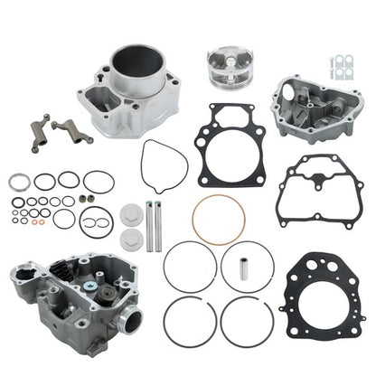Solid Spare 11 Cylinder Head Cover+Cylinder Head+Sleeve Cylinder For honda RANCHER TM TRX420
