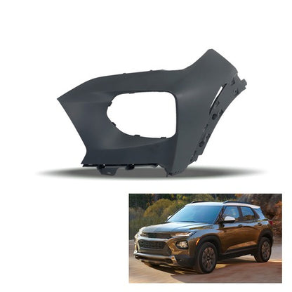Solid Spare Front Bumper Cover Driver Left Side Plastic Fit For 2021-2022 Chevy Trailblazer