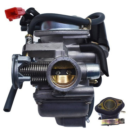 Solid Spare Go Kart Carburetor & Intake Manifold Boot For Yerf Dog Spiderbox GX150 GY6 150cc
