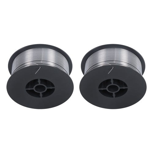 Solid Spare (2 x 2-Lb Spools) E71T-GS .035" Flux Core Welding Wire - Gasless Mild Steel MIG