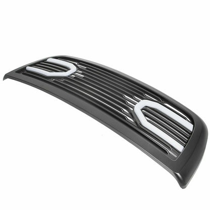 Solid Spare For 2010-2018 Dodge Ram 2500 3500 4500 5500 Big Horn Black Grille Shell & Lights