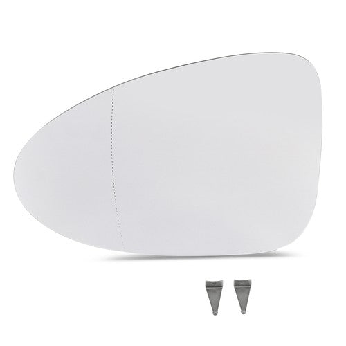 Solid Spare Left Side Mirror Glass Heated w/ Backing Plate Fit For 2015-2025 Porsche Macan