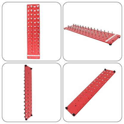 Solid Spare Nut And Bolt Thread Checker Inch And Metri 28 Thread Identifier Gauge Screw