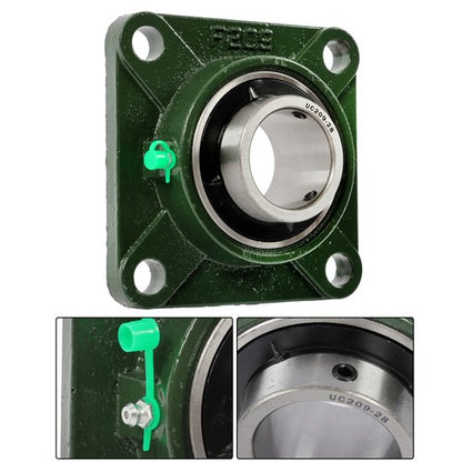 Solid Spare (6) UCF209-28 Solid Base Pillow Block Flange Mounted Bearing 1-3/4" Bore 4 Bolt
