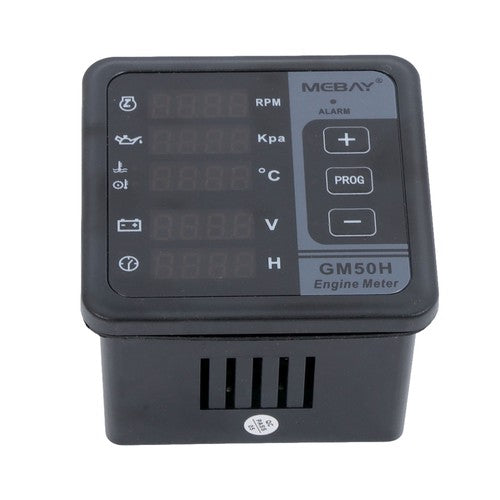 Solid Spare Diesel Engine Monitor Oil pressure gauge GM50H Generator Battery Voltage Meter