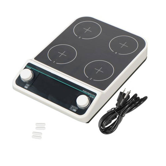 Solid Spare Multi-position Magnetic Stirrer 4 Position with 4*500ml Volume Speed 50-1200rpm